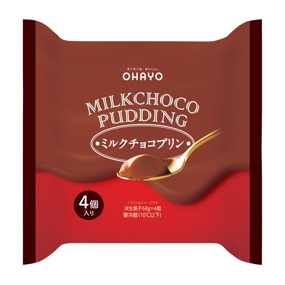 MILK CHOCO PUDDING　ミルクチョコプリン