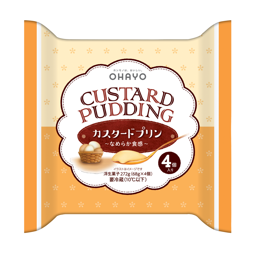 Custard Puddingカスタードプリン プリン オハヨー乳業株式会社